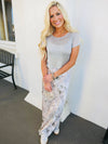 Stark X Silky Print Bias Skirt