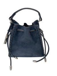REMI/REID Fallon Mini Faux Suede Purse in Slate