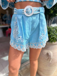 FARM RIO Romantic Richelieu Shorts