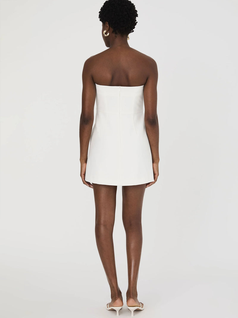 French Connection Whisper Strapless Bow Mini Dress