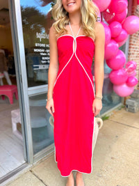 Maddie Halter Cutout Midi Dress