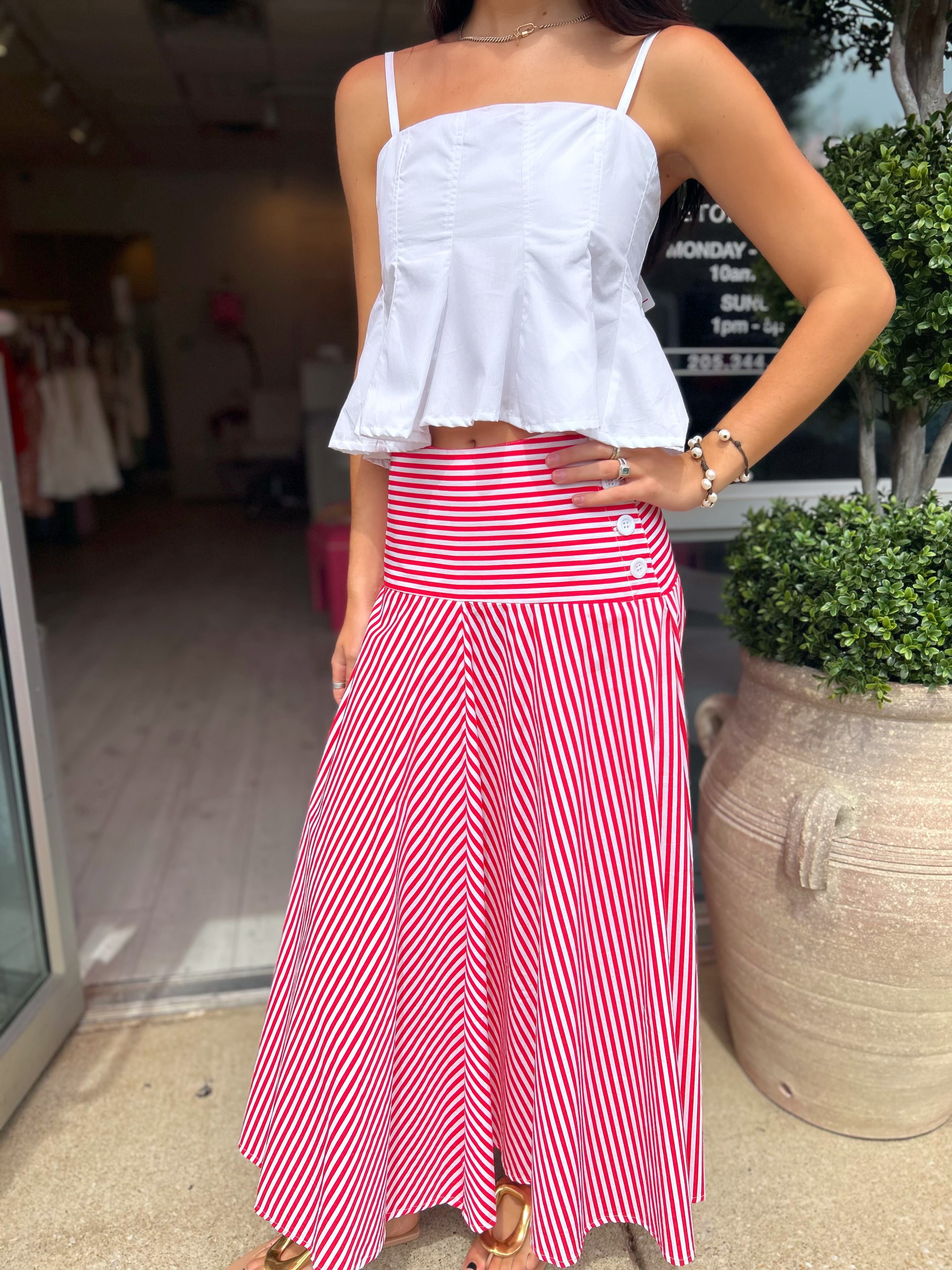 Lusana Kyla Maxi Skirt