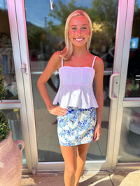 Cody Floral Mini Skirt