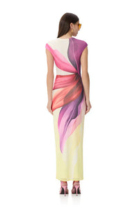 AFRM Cody Dress in Lemon Lotus