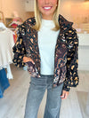 Farm Rio Winter Ainika Brown Puffer Jacket