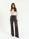 DAZE Far Out High Rise Wide Leg Denim