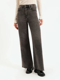 DAZE Far Out High Rise Wide Leg Denim