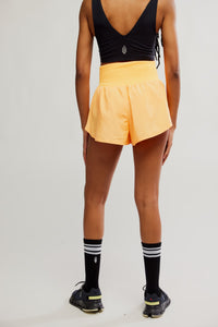 FP Movement Carpe Diem Shorts in Neon Clementine