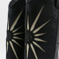 Moonrise Western Cowboy Boots in Black (PRE-ORDER)