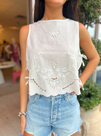 Rolla's Camille Top Embroidered