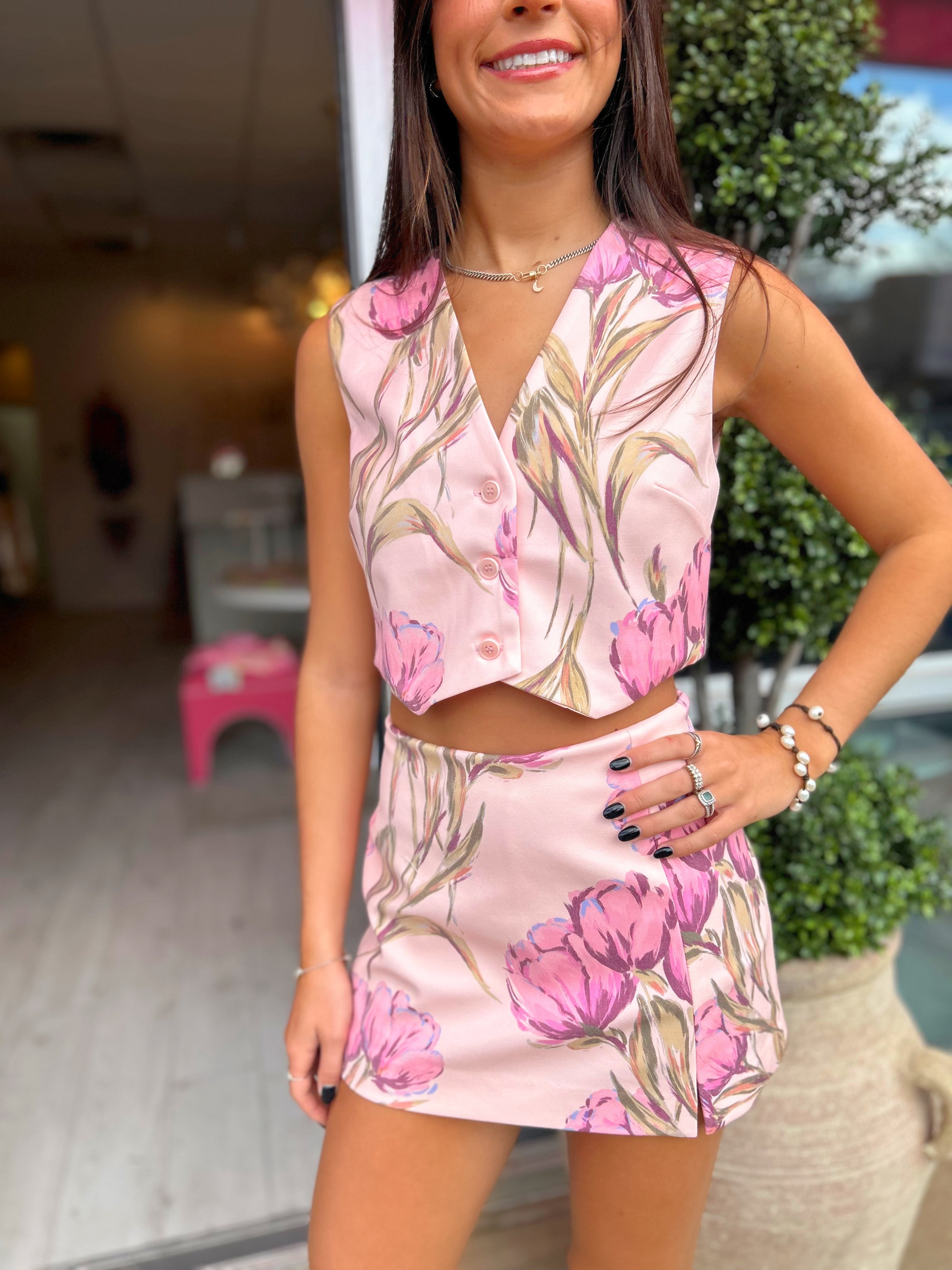 Steve Madden Raleen Vest Top & Kammi Skort Set