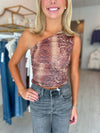 Runaway The Label Davey One Shoulder Top