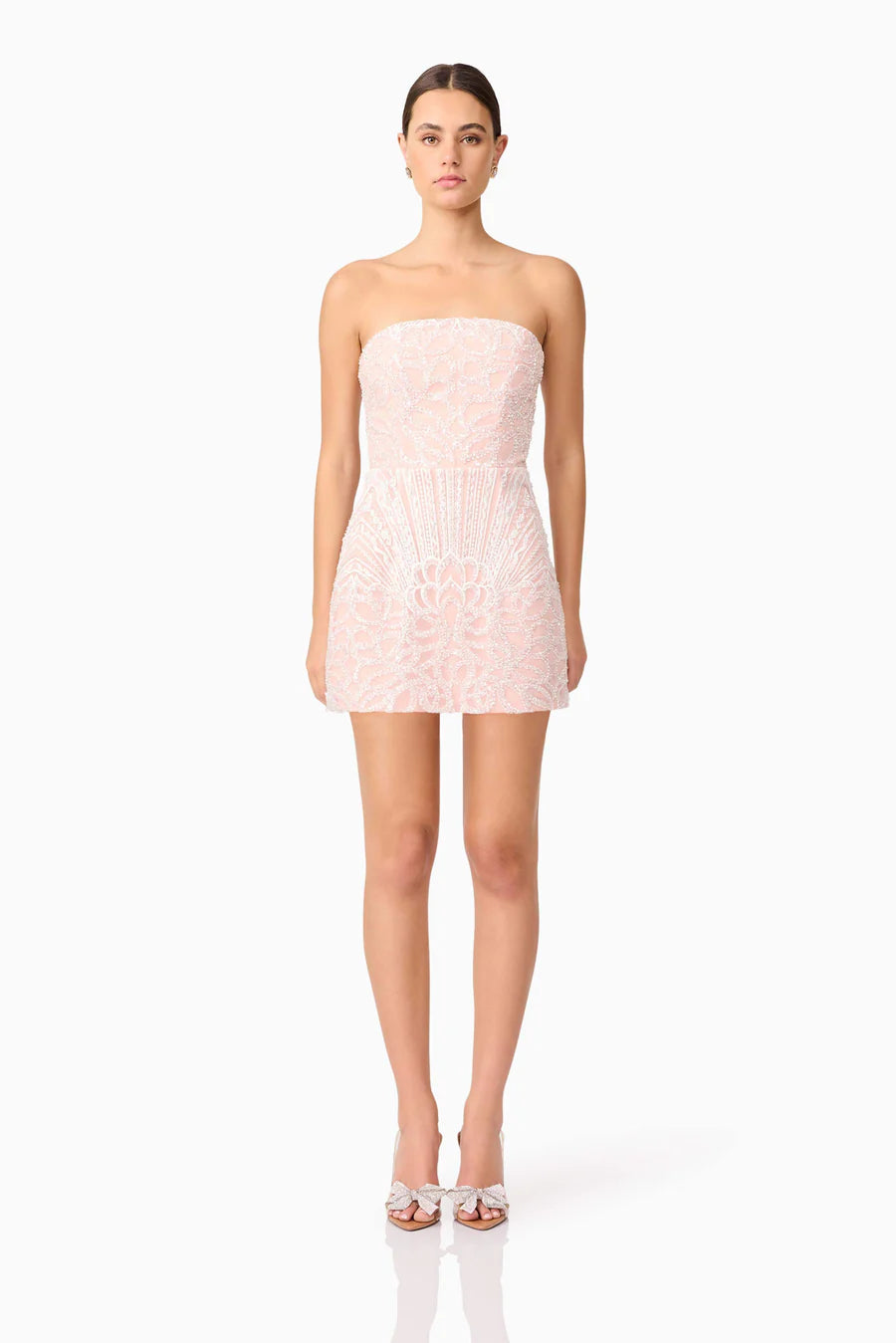 RENTAL Elliatt Kiki Strapless Mini Dress in Pink