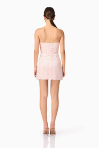 RENTAL Elliatt Kiki Strapless Mini Dress in Pink