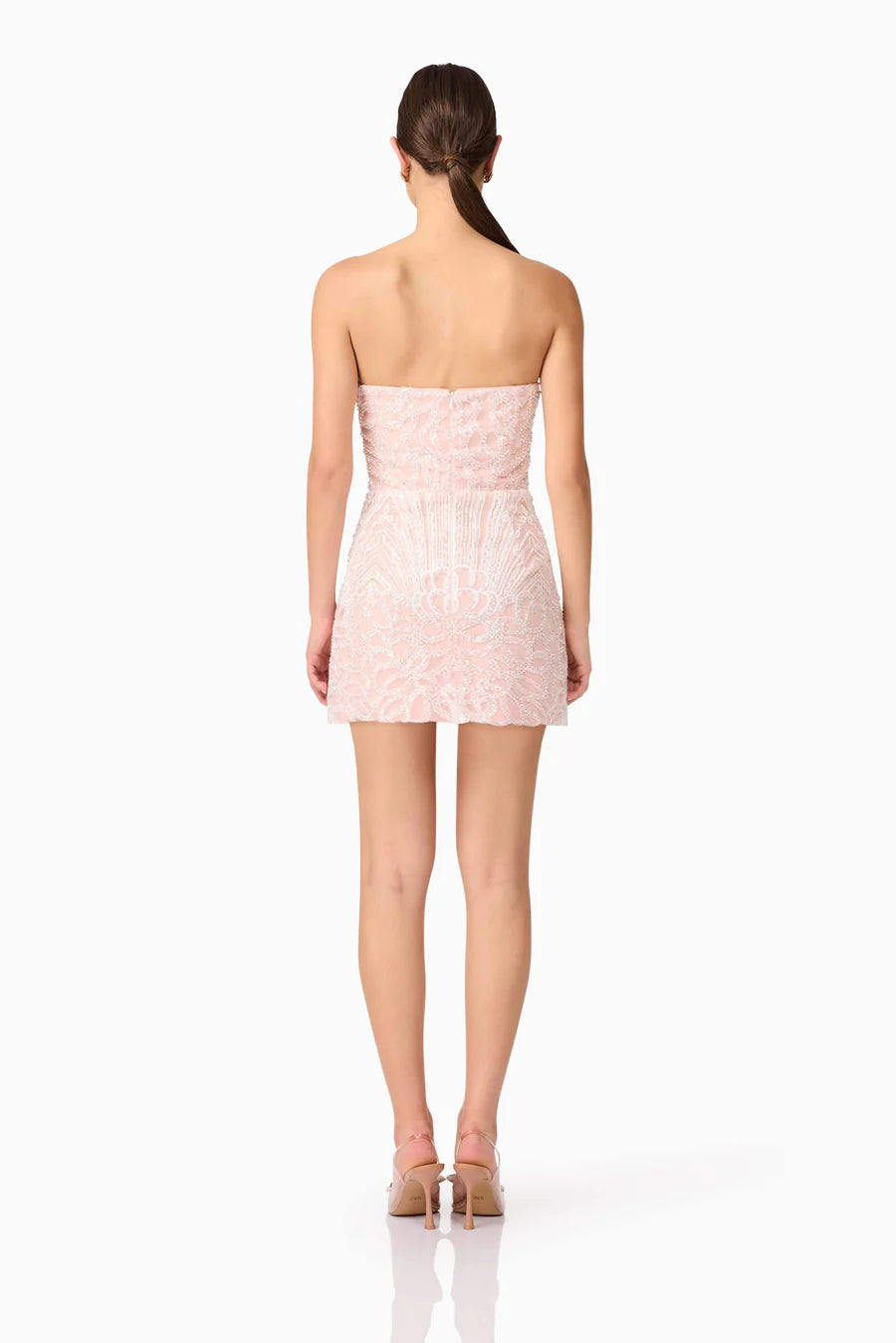 RENTAL Elliatt Kiki Strapless Mini Dress in Pink