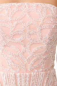 RENTAL Elliatt Kiki Strapless Mini Dress in Pink