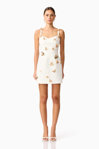 RENTAL Elliatt Mira Sweetheart Mini Dress in White