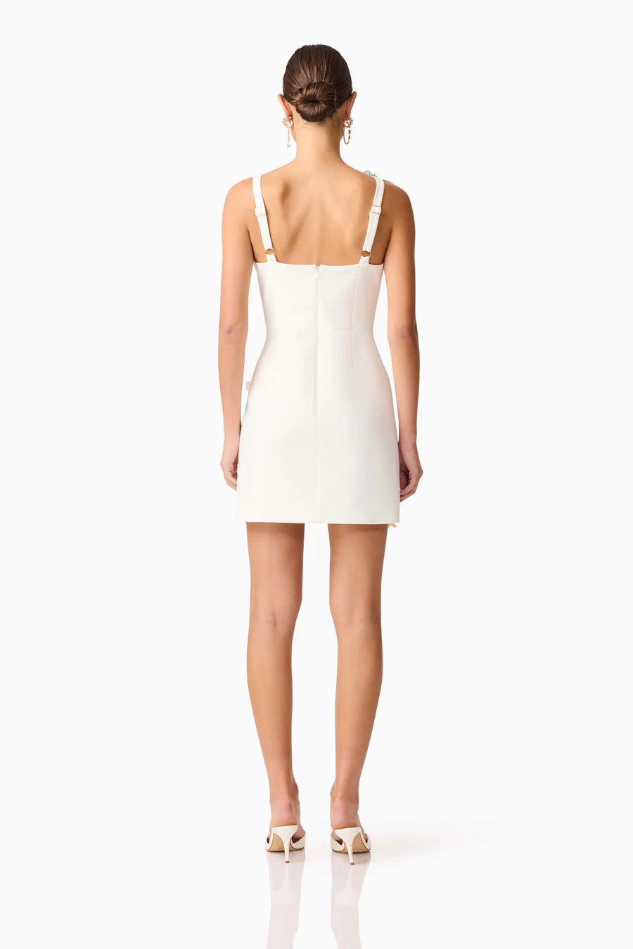 RENTAL Elliatt Mira Sweetheart Mini Dress in White