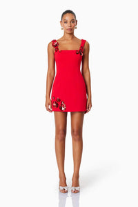 RENTAL Elliatt Emma Eventwear Mini Dress In Red