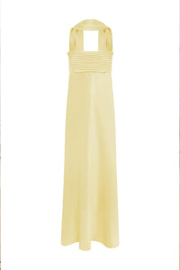 RENTAL Runaway The Label Elsa Maxi Dress in Lemon