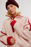 FP Movement Mountain High 1/2 Zip in Ballet Slipper
