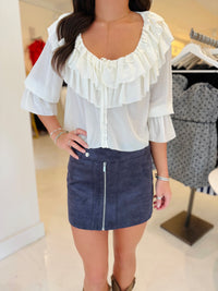 Amanda Uprichard Becker Mini Skirt