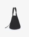 REMI/REID Joya Bucket mini faux suede in Black