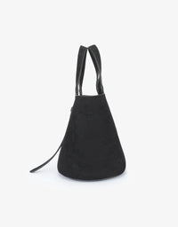 REMI/REID Joya Bucket mini faux suede in Black