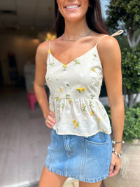 Riley Floral Embroidered Top
