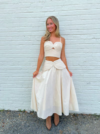 Banks Braided Crop Top & Midi Skirt Set