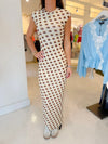 AFRM Cody Maxi in Gold Halo Dot