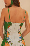 Farm Rio Sweet Bloom Dreamscape Off White Midi Dress