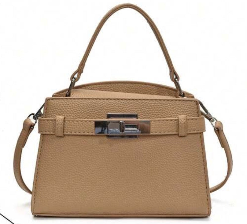 Monroe Buckle Leather Mini Purse