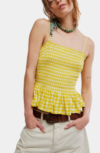 Free People Sundance Tank in Dandelion