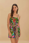Farm Rio Jardin De Reve Multicolor Romper