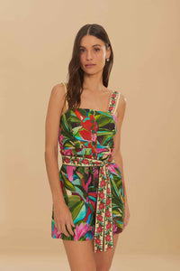 Farm Rio Jardin De Reve Multicolor Romper