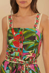 Farm Rio Jardin De Reve Multicolor Romper