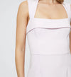 French Connection Whisper Collar Mini Dress in Sweet Pink