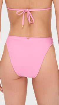 PQ Swim High Waist Fanned Bottom in Scarlet