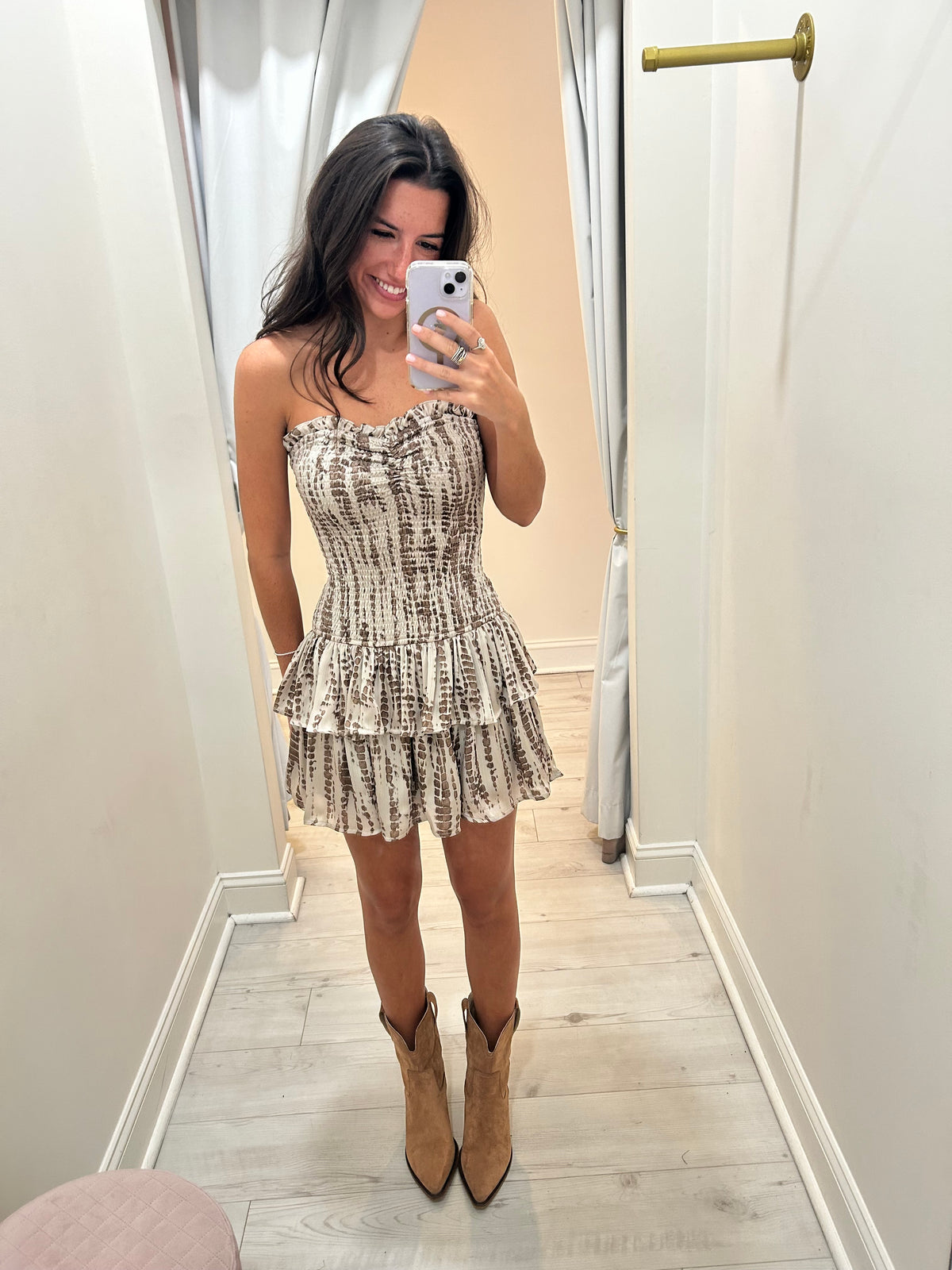 Ava Strapless Mini Dress