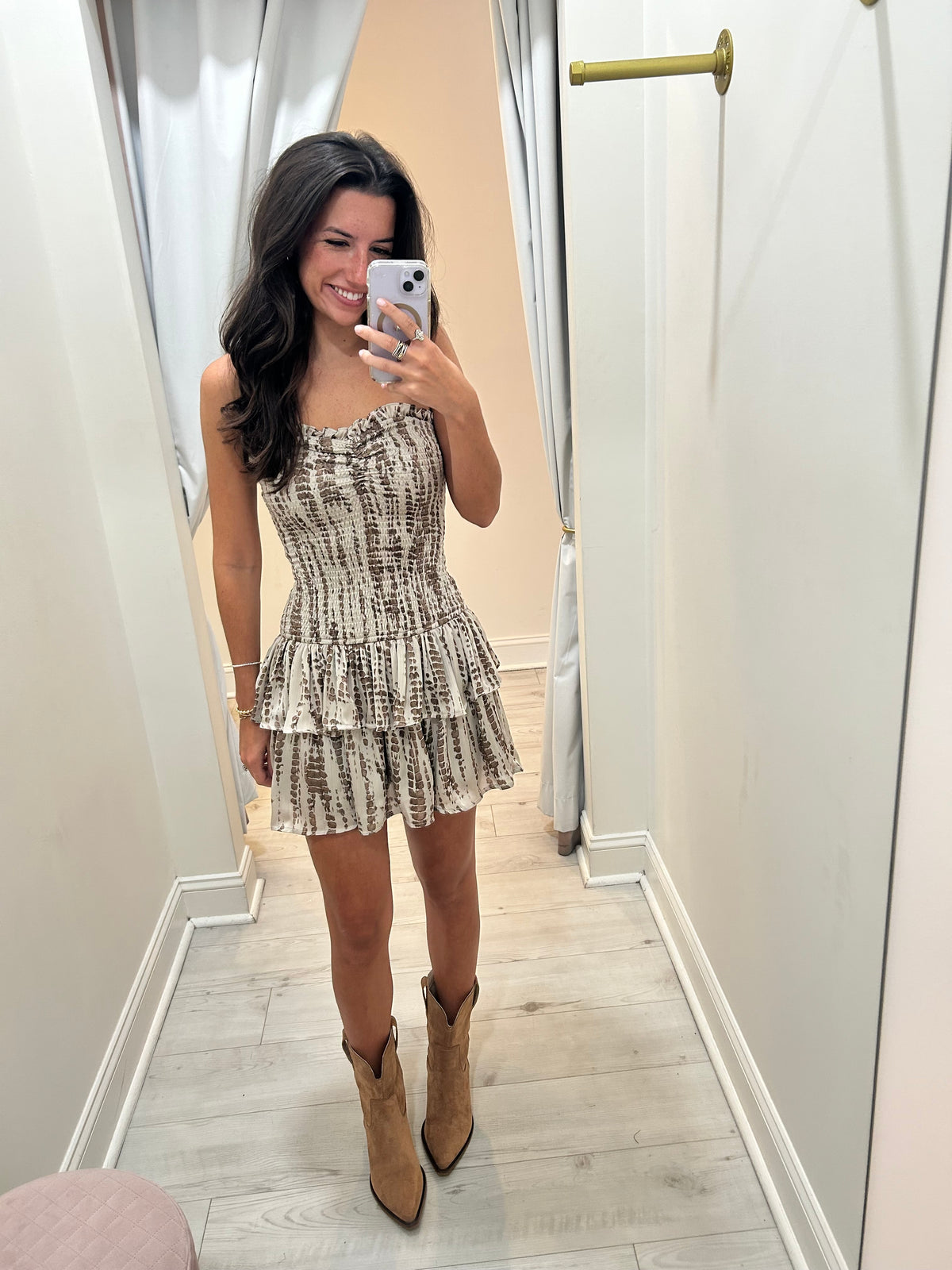 Ava Strapless Mini Dress