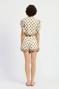 Jacquie The Label Dorothea Top & Wrap Skort Set
