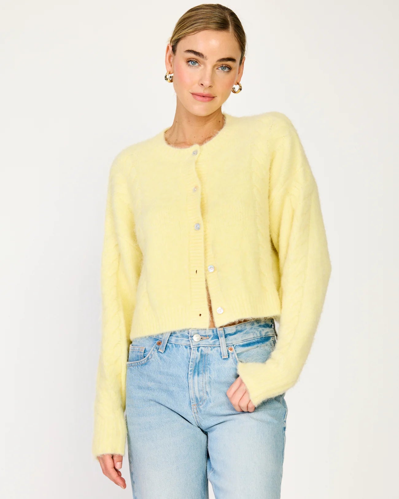 Line & Dot Buttercup Cardigan