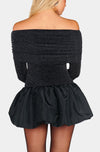 Show Me Your Mumu Charlize Mini Dress in Black Dancing Queen Shine