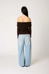 NIA Zinnia Sweater in Espresso