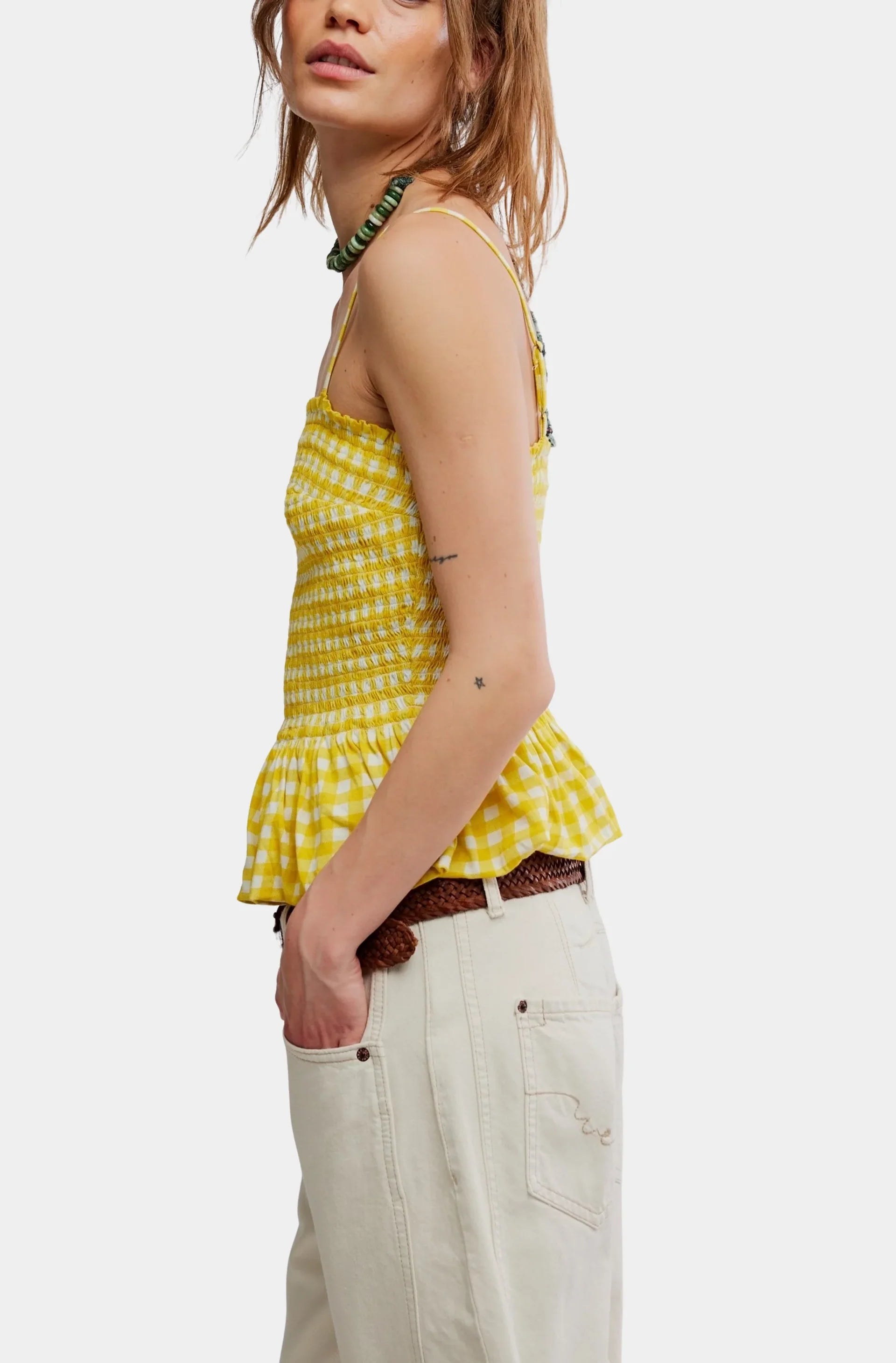 Free People Sundance Tank in Dandelion