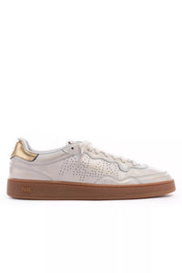 P448 Vert Sneakers in Gold Tahiti