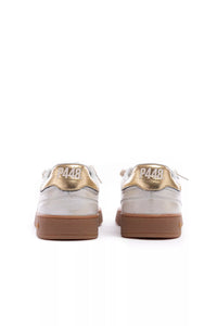 P448 Vert Sneakers in Gold Tahiti