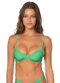 Maaji Green Dainty Underwire Bikini Top
