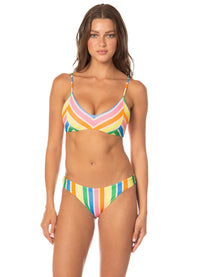 Maaji Rhythmic Lines Liberties Bralette Top